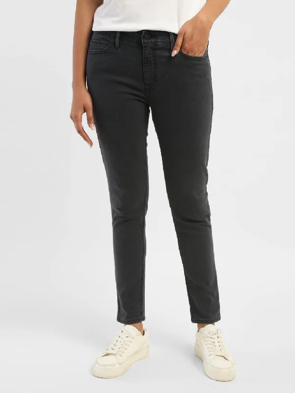 Women's Mid Rise 711 Skinny Fit Jeans Cozy Relaxed Fit Denim Jeans