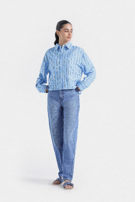 Basic Mom Fit Jeans Elegant High-Waisted Flared Jeans