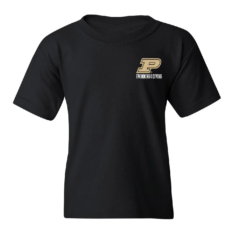 Purdue - NCAA Women's Swimming & Diving : Kendra Bowen - Classic Shersey Youth T-Shirt-- Terry Blend Velvet Blend Canvas Blend Purdue - NCAA Women's Swimming & Diving : Kendra Bowen - Classic Shersey Youth T-Shirt-- Terry Blend Velvet Blend Canvas Blend