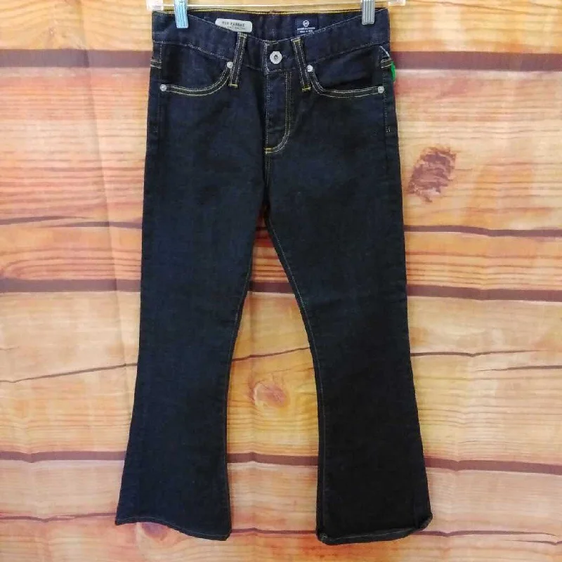 ADRIANO GOLDSCHMIED THE FARRAH 70'S BELL BOTTOM BLUE JEANS SIZE 25/0 TCC Trendy Patchwork Denim Jeans