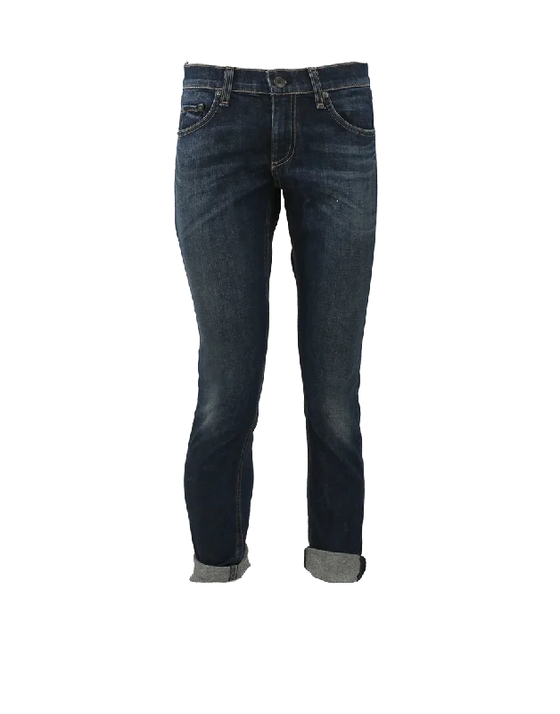 Dre Jean Fashionable Vintage Wash Jeans