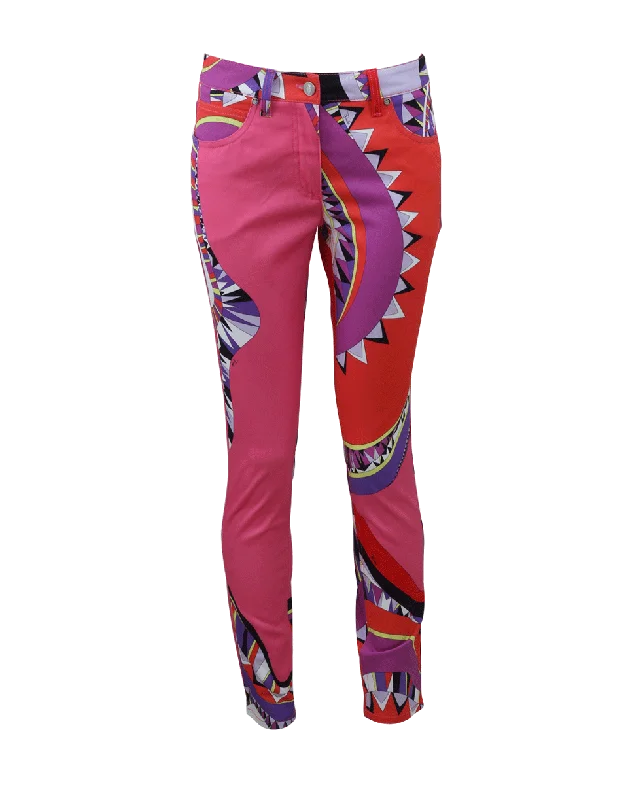 Niki Print Jean Elegant Bootcut Fit Jeans