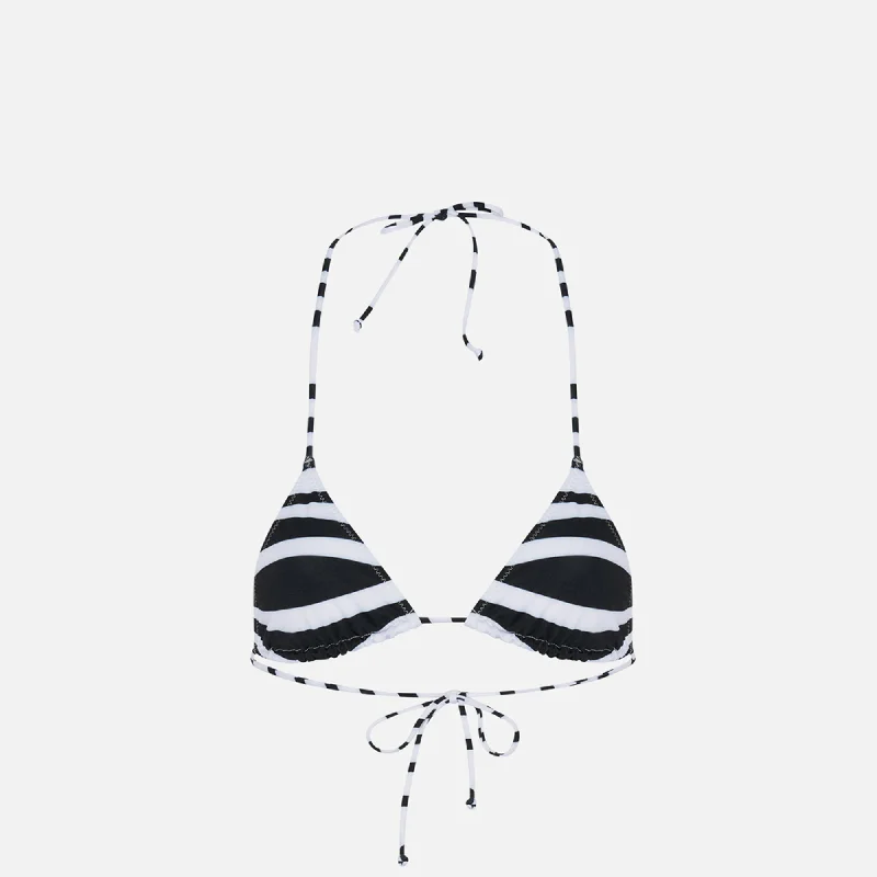 Jean Paul Gaultier Bikini Top Printed Mariniere Body Morphing - Black / White Trendy Skinny High-Waist Jeans Jean Paul Gaultier Bikini Top Printed Mariniere Body Morphing - Black / White Trendy Skinny High-Waist Jeans