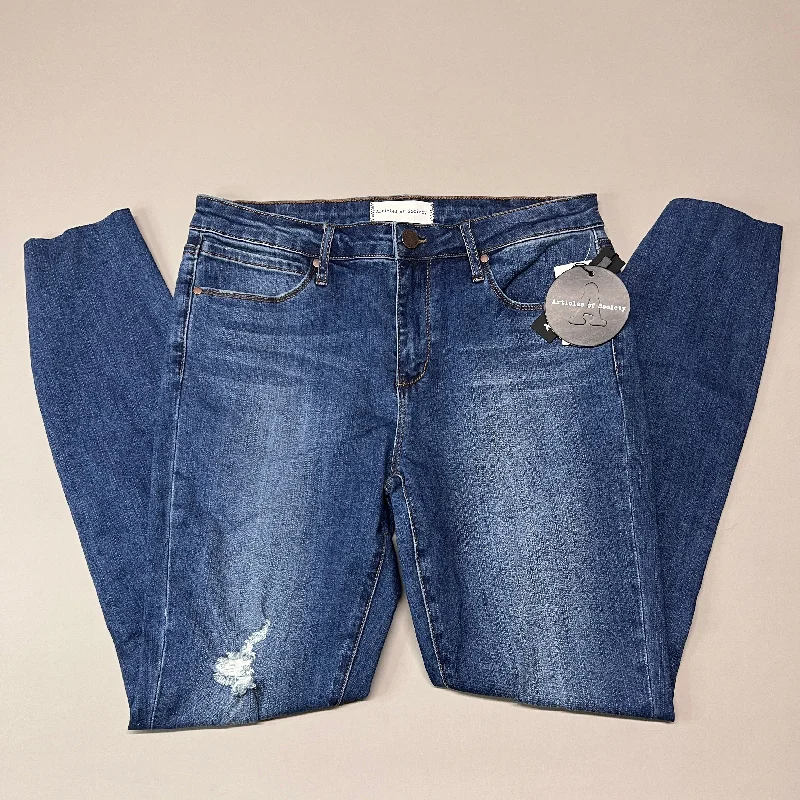 ARTICLES OF SOCIETY Hilo Ripped Denim Jeans Women's Sz 30 Blue 5350PLV-706 (New) Trendy Skinny High-Waist Jeans ARTICLES OF SOCIETY Hilo Ripped Denim Jeans Women's Sz 30 Blue 5350PLV-706 (New) Trendy Skinny High-Waist Jeans