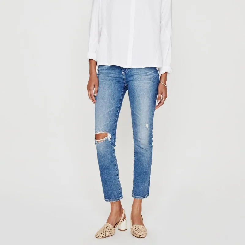 Mari Crop Jean (18 Years Division) Trendy Wide-Legged High-Waist Jeans