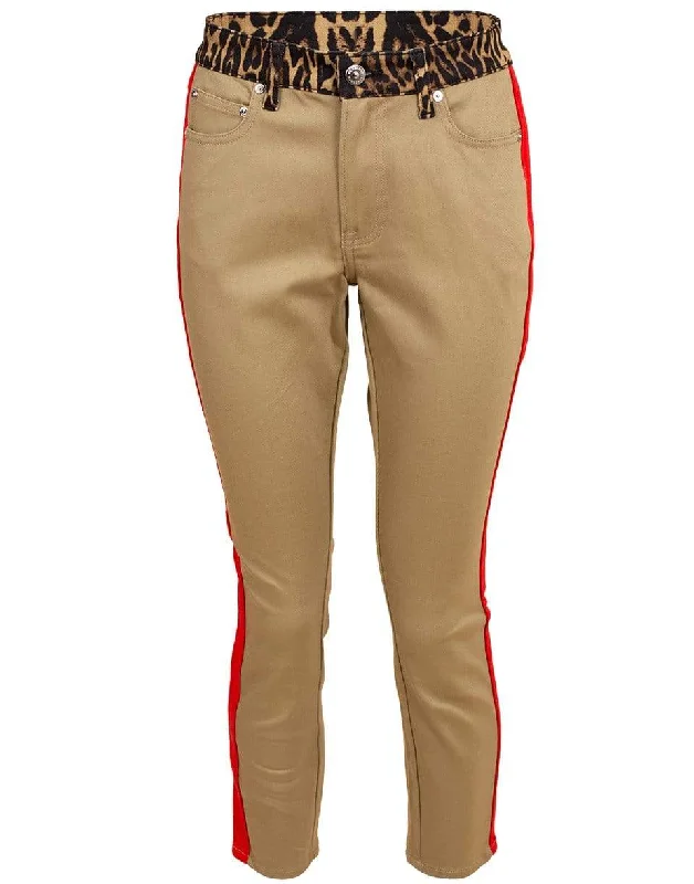 Girvan Leopard Jean Comfortable Dark Wash Jeans