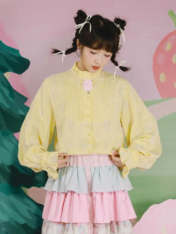 Elegant Organ Pleats Embroidered Shirt【s0000007121】-- Zippered Front Buttoned Front Snap Front Elegant Organ Pleats Embroidered Shirt【s0000007121】-- Zippered Front Buttoned Front Snap Front