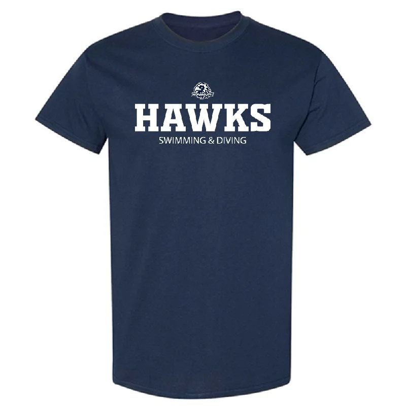 Monmouth - NCAA Women's Swimming & Diving : Corinne Pepper - T-Shirt-- Polka Dot Checkered Tartan Monmouth - NCAA Women's Swimming & Diving : Corinne Pepper - T-Shirt-- Polka Dot Checkered Tartan