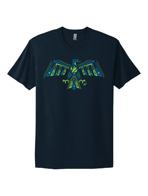 Hawk 12th Man · T-Shirt-- Collared Crew Neck Turtle Neck