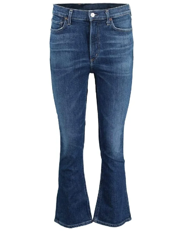 Clearwater Demy Cropped Flare Jean Elegant Wide-Leg Jeans