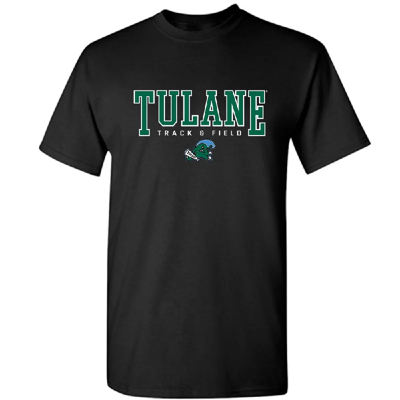 Tulane - NCAA Women's Track & Field : Elena Liano Rengel - T-Shirt-- Nylon Fabric Polyester Fabric Spandex Fabric