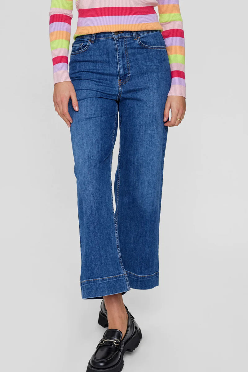 Nuparis Cropped Jeans Stylish Bootcut Denim Jeans