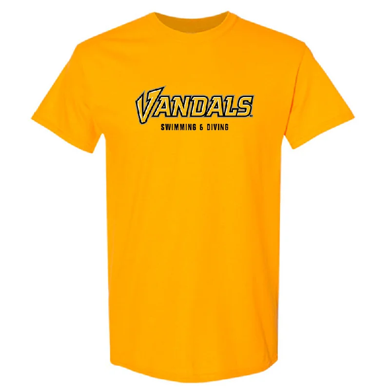 Idaho - NCAA Women's Swimming & Diving : Ginger Kiefer - T-Shirt-- Front Pockets Side Pockets Patch Pockets Idaho - NCAA Women's Swimming & Diving : Ginger Kiefer - T-Shirt-- Front Pockets Side Pockets Patch Pockets