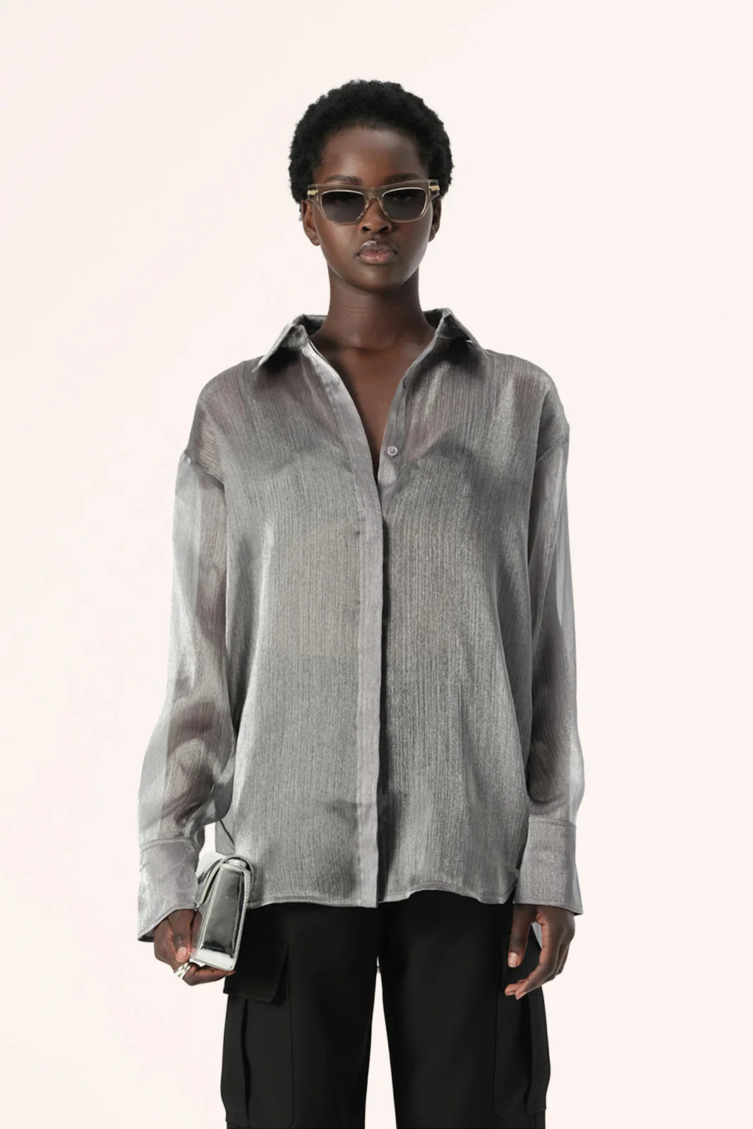 Elka Collective Amari Shirt-- Fleece Nylon Spandex
