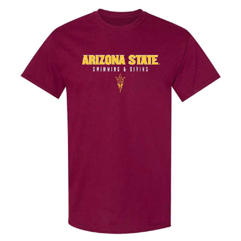 Arizona State - NCAA Women's Swimming & Diving : Erin Milligan - Classic Shersey T-Shirt-- Zippered Buttoned Snapped Arizona State - NCAA Women's Swimming & Diving : Erin Milligan - Classic Shersey T-Shirt-- Zippered Buttoned Snapped