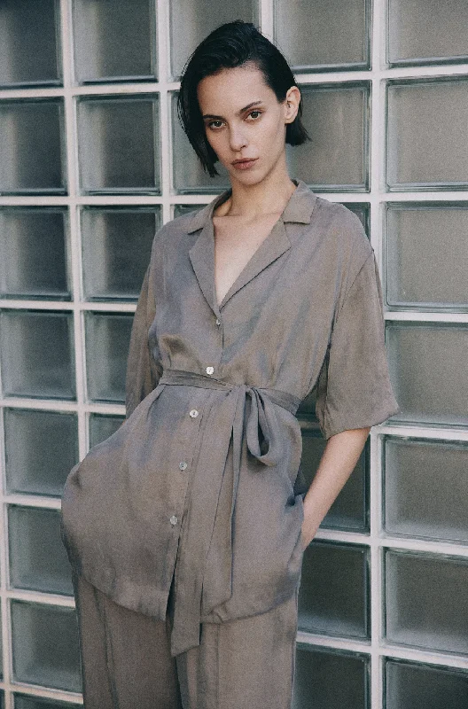 Nude Lucy Seshni Tencel Shirt-- Elasticated Padded Insulated