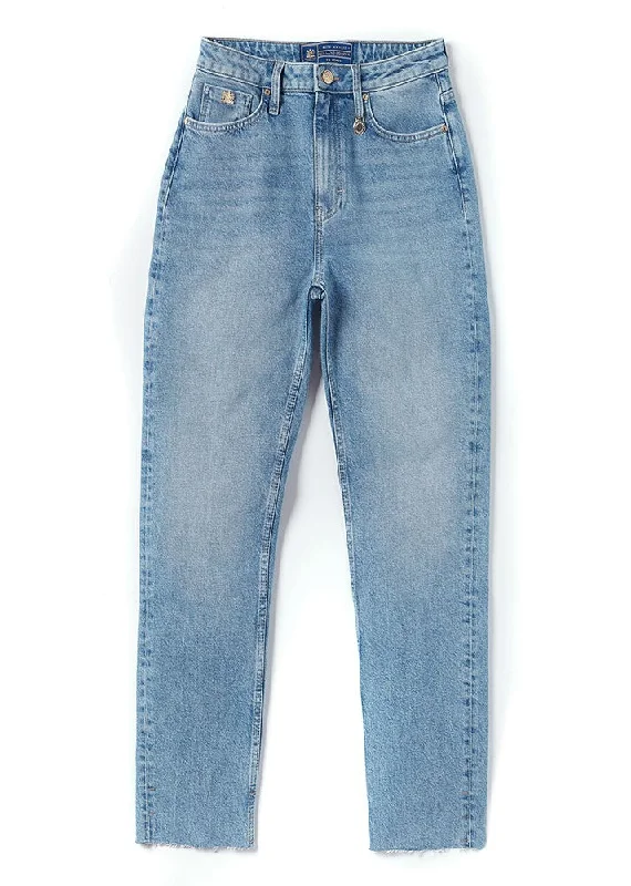 High Rise Slim Jean - Vintage Indigo Casual Loose Fit Jeans