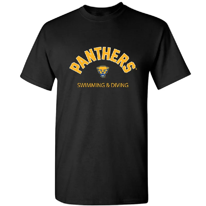 Pittsburgh - NCAA Women's Swimming & Diving : Claire Jansen - T-Shirt-- Houndstooth Herringbone Solid Pittsburgh - NCAA Women's Swimming & Diving : Claire Jansen - T-Shirt-- Houndstooth Herringbone Solid