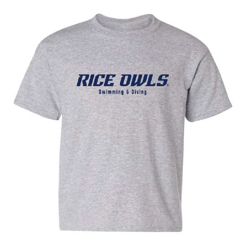 Rice - NCAA Women's Swimming & Diving : Lauren Hurt - Youth T-Shirt-- Elegant Classic Vintage Rice - NCAA Women's Swimming & Diving : Lauren Hurt - Youth T-Shirt-- Elegant Classic Vintage