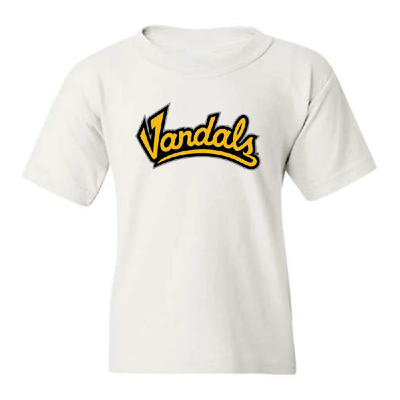 Idaho - NCAA Women's Swimming & Diving : Ginger Kiefer - Youth T-Shirt-- Hooded Caped Shawl Collar Idaho - NCAA Women's Swimming & Diving : Ginger Kiefer - Youth T-Shirt-- Hooded Caped Shawl Collar