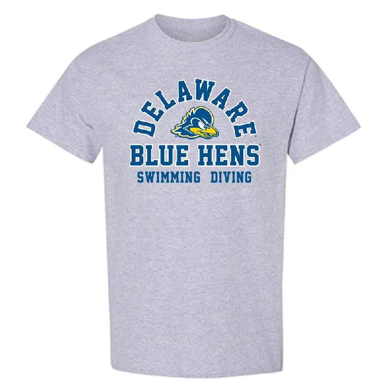 Delaware - NCAA Women's Swimming & Diving : Brenna Ross - T-Shirt-- Seamless Knitted Crochet Delaware - NCAA Women's Swimming & Diving : Brenna Ross - T-Shirt-- Seamless Knitted Crochet