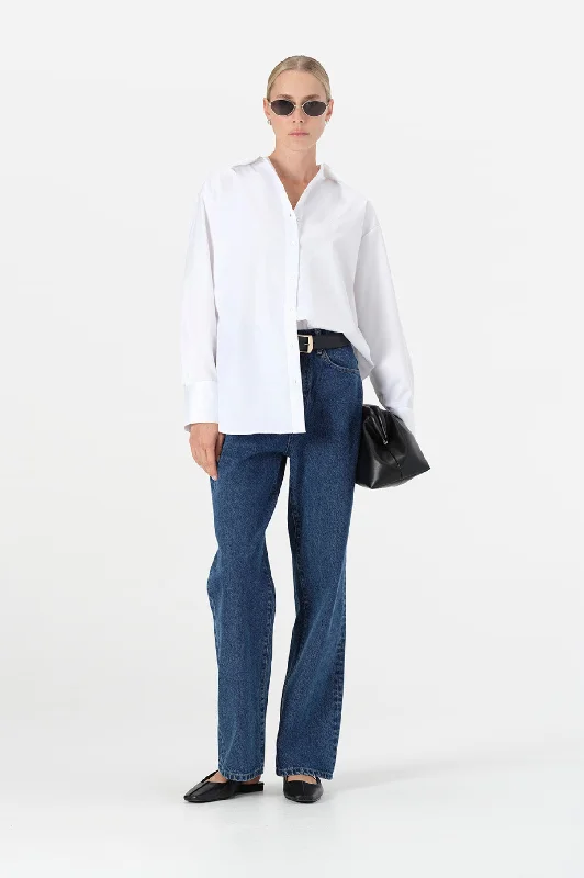 Elka Collective Carter Shirt-- Hooded Caped Shawl Collar