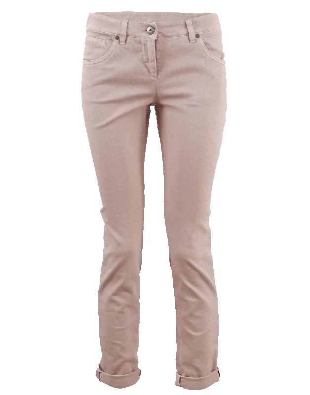 Five Pocket Jean Chic Dark-Wash Skinny Jeans