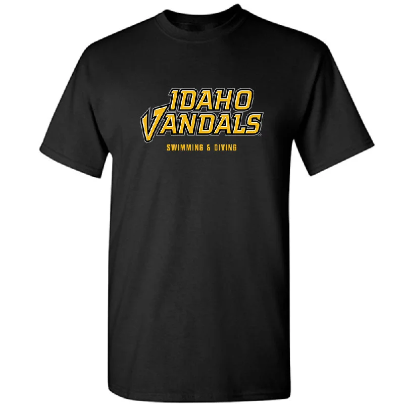 Idaho - NCAA Women's Swimming & Diving : Ginger Kiefer - T-Shirt-- Collared Crew Neck Turtle Neck Idaho - NCAA Women's Swimming & Diving : Ginger Kiefer - T-Shirt-- Collared Crew Neck Turtle Neck