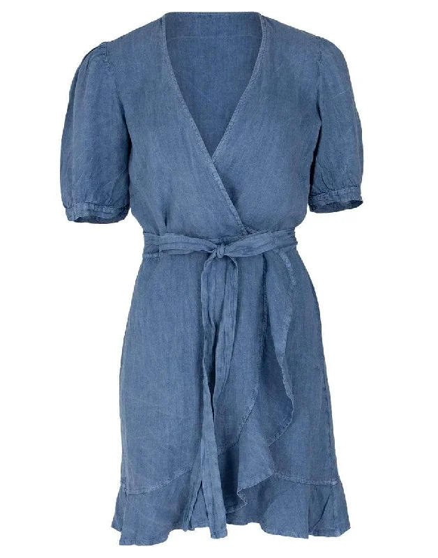 Edie Dress - Blue Jean Chic Rolled Cuff Denim Jeans