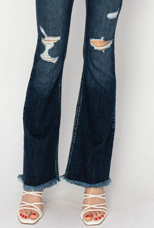 Artemis Vintage High Rise Western Boot Cut Jeans Casual Straight-Leg Jeans