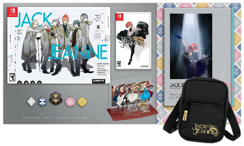 Jack Jeanne - Silver Edition (Nintendo Switch™) Trendy Paperbag Waist Jeans