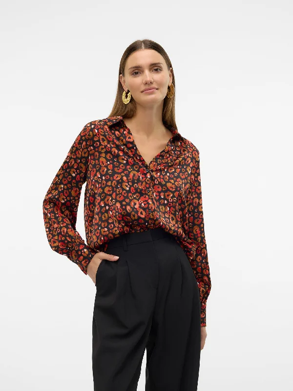 Γυναικείο πουκάμισο εμπριμέ VMRUBIA L/S SHIRT WVN BTQ 10320035 | 10320035 -- Basic T-Shirt Crew Neck Short Sleeve Γυναικείο πουκάμισο εμπριμέ VMRUBIA L/S SHIRT WVN BTQ 10320035 | 10320035 -- Basic T-Shirt Crew Neck Short Sleeve