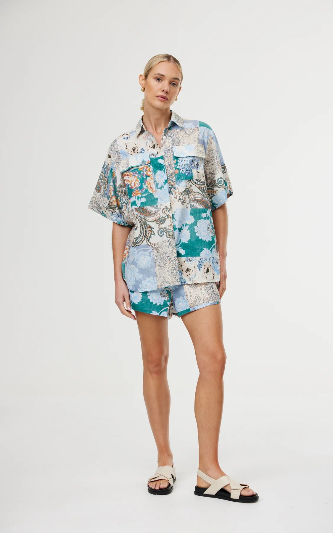 Kinney Juniper Shirt-- Collared Crew Neck Turtle Neck