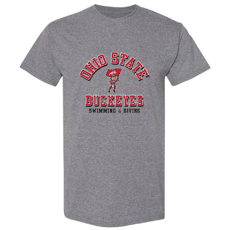 Ohio State - NCAA Women's Swimming & Diving : Teresa Ivan - T-Shirt-- Spandex Blend Rayon Blend Denim Blend Ohio State - NCAA Women's Swimming & Diving : Teresa Ivan - T-Shirt-- Spandex Blend Rayon Blend Denim Blend