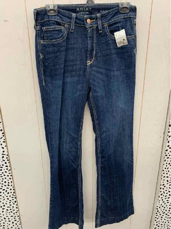 Ariat Blue Womens Size 6/8 Jeans Chic Double Waistband Jeans