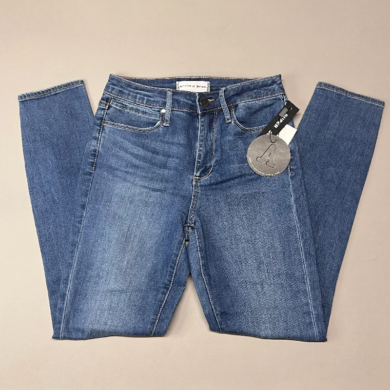 ARTICLES OF SOCIETY Pearl City Denim Jeans Women's Sz 24 Blue 4018PLV-712 (New) Fashionable Straight Cut Jeans ARTICLES OF SOCIETY Pearl City Denim Jeans Women's Sz 24 Blue 4018PLV-712 (New) Fashionable Straight Cut Jeans