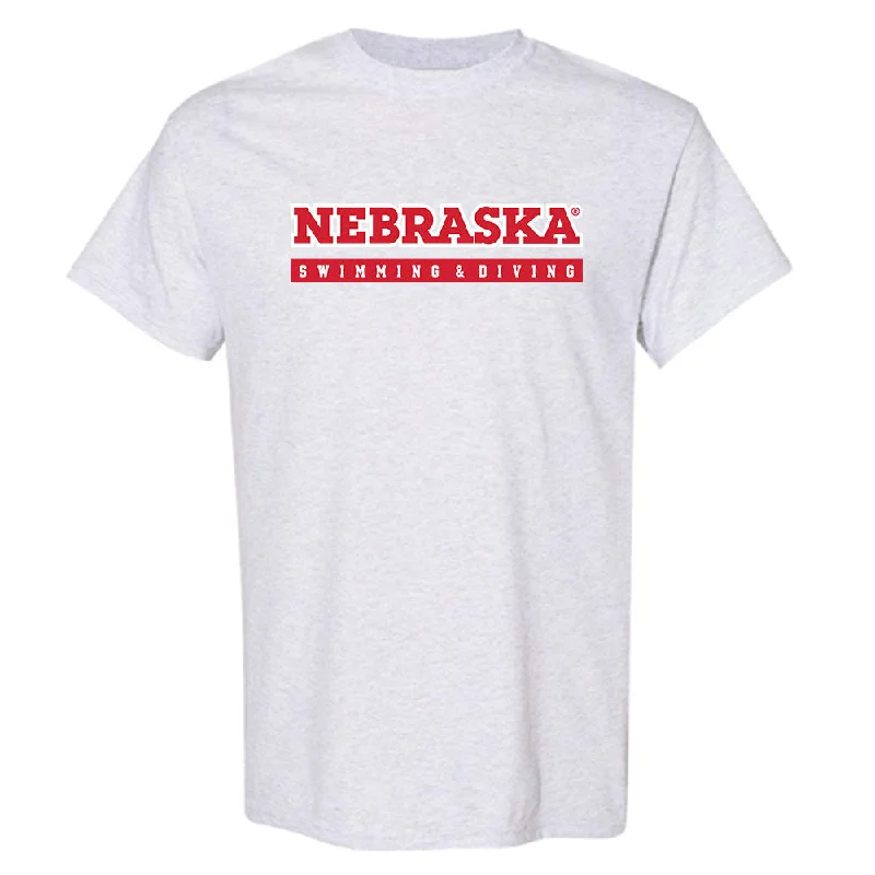 Nebraska - NCAA Women's Swimming & Diving : JoJo Randby - Classic Shersey T-Shirt-- Satin Blend Silk Blend Wool Blend Nebraska - NCAA Women's Swimming & Diving : JoJo Randby - Classic Shersey T-Shirt-- Satin Blend Silk Blend Wool Blend