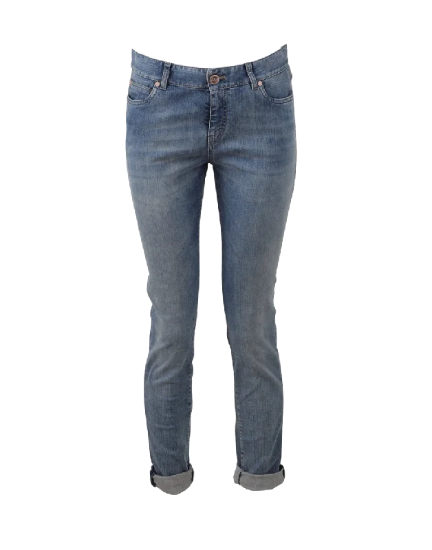 Denim Boyfriend Jean Comfortable Ankle Jeans