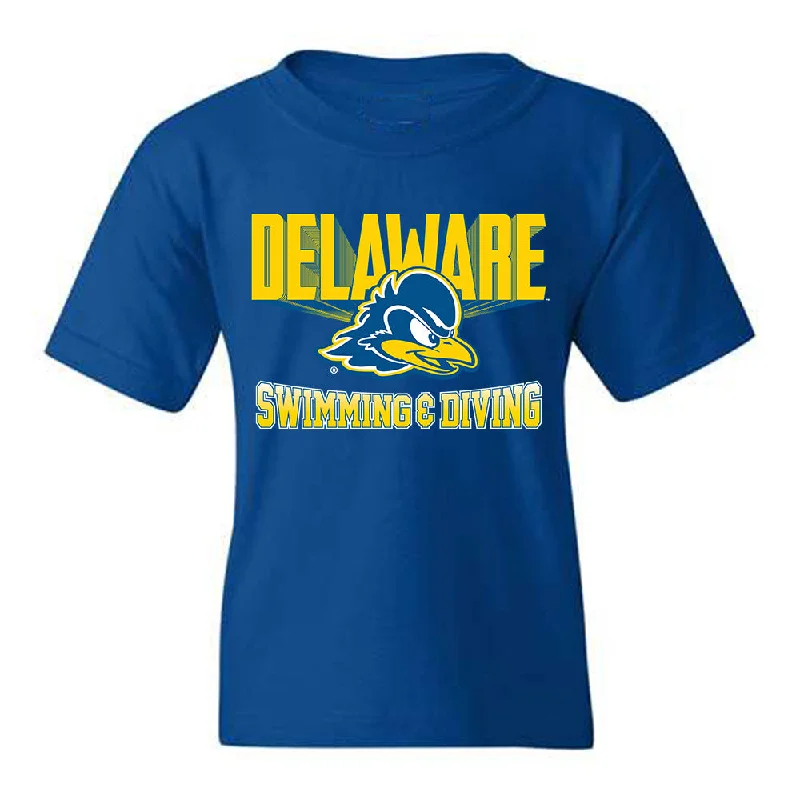 Delaware - NCAA Women's Swimming & Diving : Brenna Ross - Youth T-Shirt-- Rayon Fabric Velvet Fabric Corduroy Fabric Delaware - NCAA Women's Swimming & Diving : Brenna Ross - Youth T-Shirt-- Rayon Fabric Velvet Fabric Corduroy Fabric