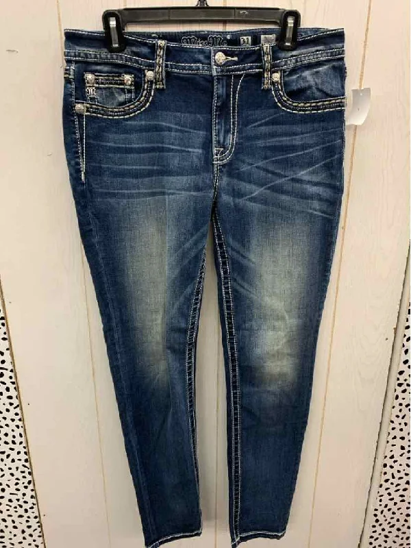 Miss Me Blue Womens Size 31 Jeans Fashionable Vintage Wash Jeans