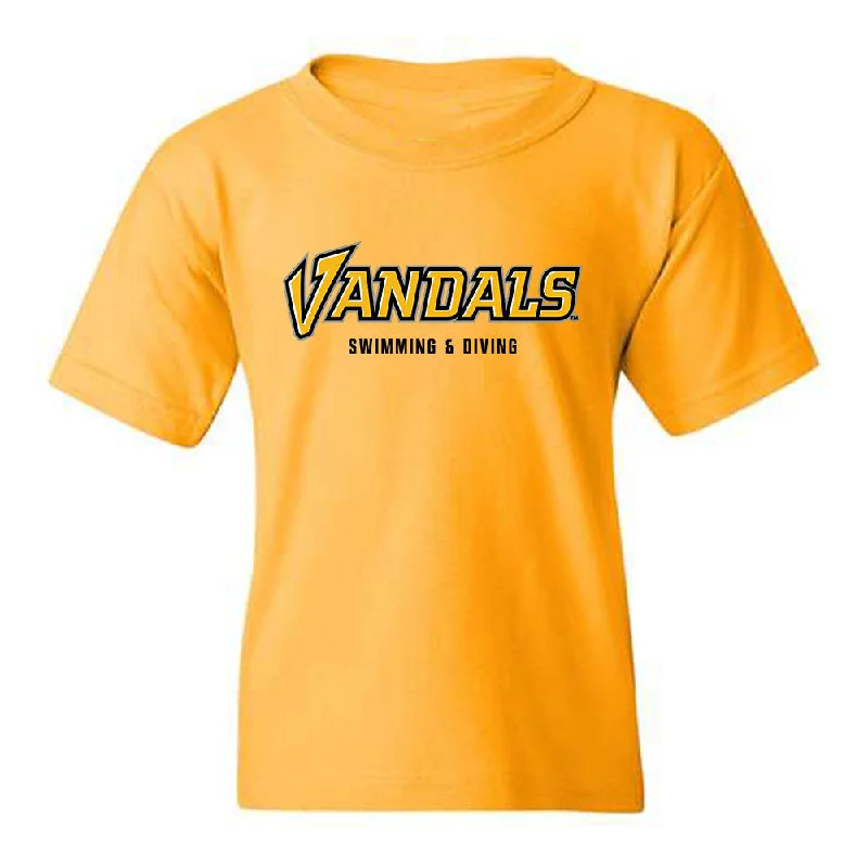 Idaho - NCAA Women's Swimming & Diving : Ginger Kiefer - Youth T-Shirt-- Welt Pockets Slit Pockets Idaho - NCAA Women's Swimming & Diving : Ginger Kiefer - Youth T-Shirt-- Welt Pockets Slit Pockets