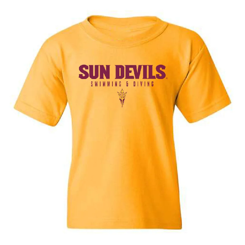 Arizona State - NCAA Women's Swimming & Diving : Erin Milligan - Classic Shersey Youth T-Shirt-- Elegant Classic Vintage