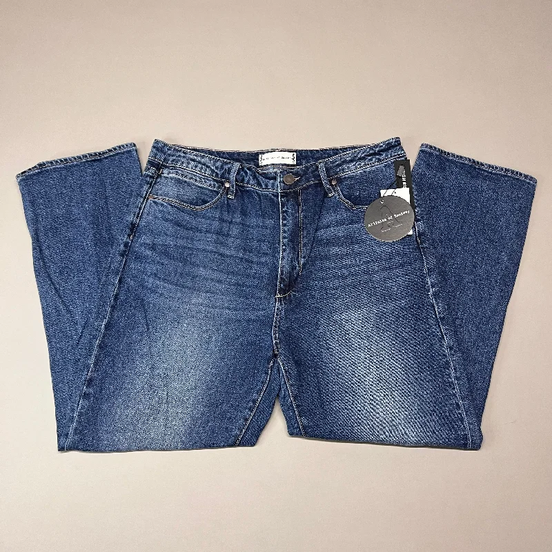 ARTICLES OF SOCIETY Ewa Beach Denim Jeans Women's Sz 30 Blue 4810TQ3-718 (New) Trendy Flared Leg Jeans