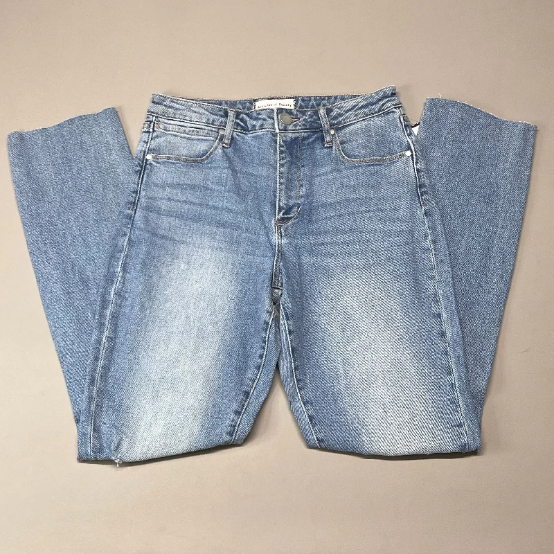 ARTICLES OF SOCIETY Orchidland Ripped Denim Jeans Women's Sz 25 Blue 4009TQ3-717 (New) Comfortable Flare Leg Jeans