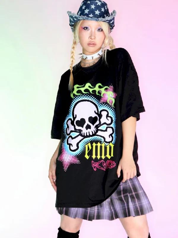 Genderless loose short sleeve t-shirt【s0000007164】-- Elegant Classic Vintage