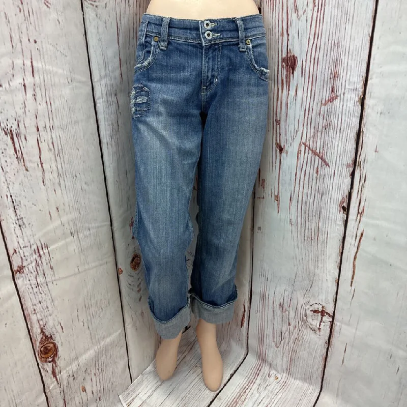POLO RALPH LAUREN CROPPED CUFFED JEANS SIZE 28/6 TCC Trendy Colored Denim Jeans