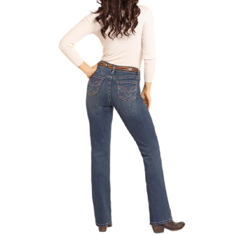 Rock & Roll Denim High Rise Extra Stretch Bootcut Jeans Fashionable Slouchy Fit Jeans Rock & Roll Denim High Rise Extra Stretch Bootcut Jeans Fashionable Slouchy Fit Jeans