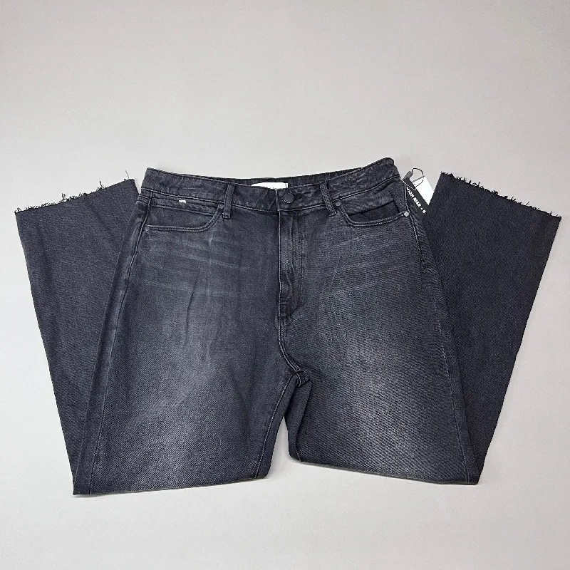 ARTICLES OF SOCIETY Kate Eleele Raw Hem Cropped Jeans Women's Sz 30 Black 4810TQB-720 (New) Cozy Wide-Legged Jeans ARTICLES OF SOCIETY Kate Eleele Raw Hem Cropped Jeans Women's Sz 30 Black 4810TQB-720 (New) Cozy Wide-Legged Jeans