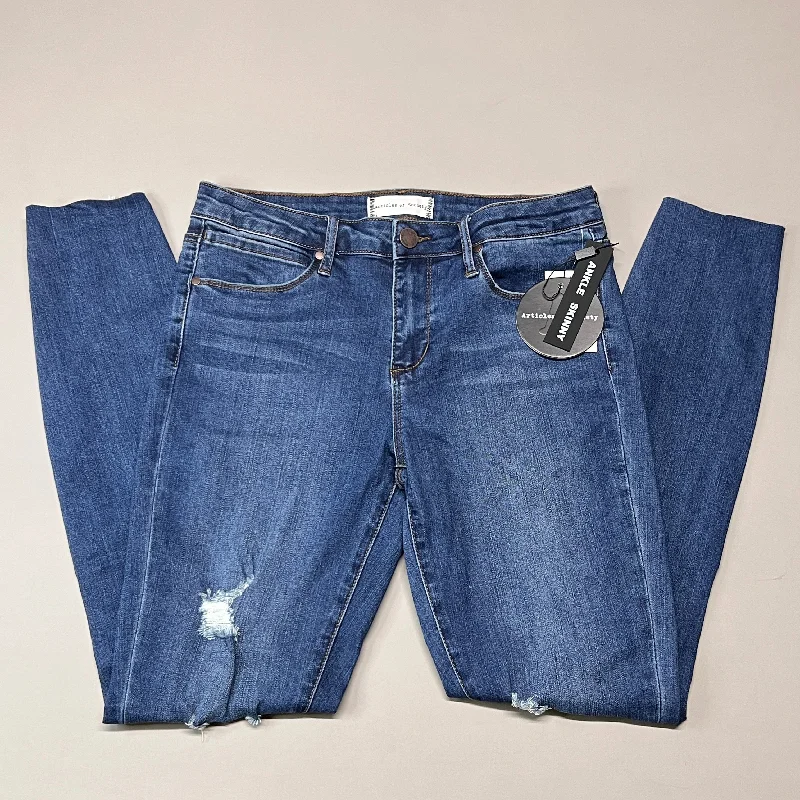 ARTICLES OF SOCIETY Hilo Ripped Denim Jeans Women's Sz 28 Blue 5350PLV-706 (New) Comfortable Drawstring Waist Jeans ARTICLES OF SOCIETY Hilo Ripped Denim Jeans Women's Sz 28 Blue 5350PLV-706 (New) Comfortable Drawstring Waist Jeans