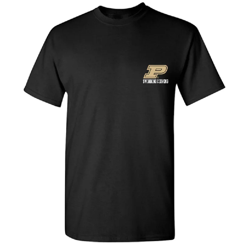 Purdue - NCAA Women's Swimming & Diving : Michaela Herwig - Classic Shersey T-Shirt-- Mesh Blend Leather Blend Suede Blend Purdue - NCAA Women's Swimming & Diving : Michaela Herwig - Classic Shersey T-Shirt-- Mesh Blend Leather Blend Suede Blend